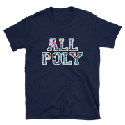 ALL POLY Floral ~ Collegiate *ADULT SHORT SLEEVE*