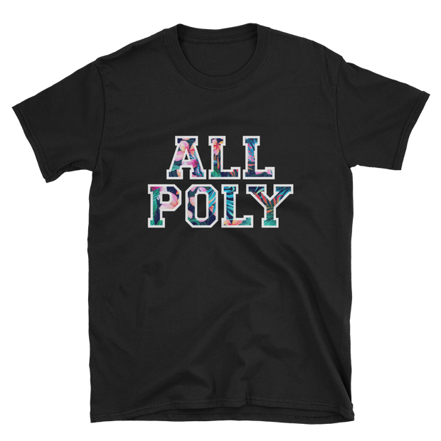 ALL POLY Floral ~ Collegiate *ADULT SHORT SLEEVE*