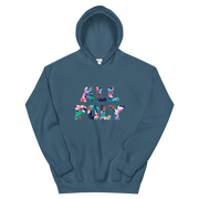 ALL POLY Floral ~ Signature *ADULT HOODIE*