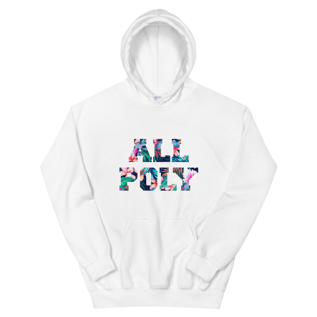 ALL POLY Floral ~ Signature *ADULT HOODIE*