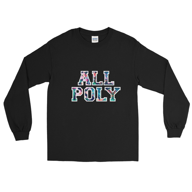 ALL POLY Floral ~ Collegiate *ADULT LONG SLEEVE*