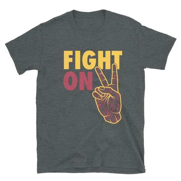 Fight On ~ Poly Victory Hand *ADULT SHORT SLEEVE*
