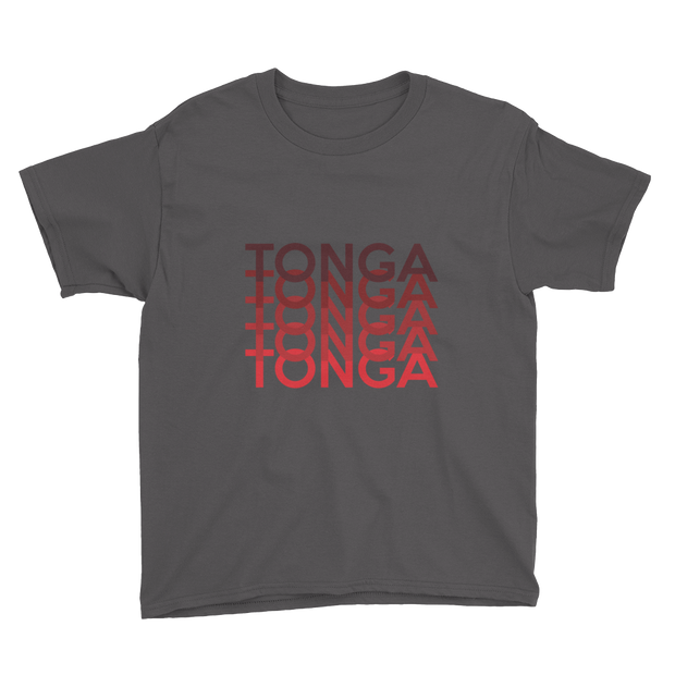 Red Tonga Repeat *KIDS SHORT SLEEVE*