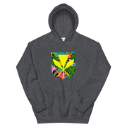 Kanaka Maoli Coat of Arms with Floral Shield *ADULT HOODIE*