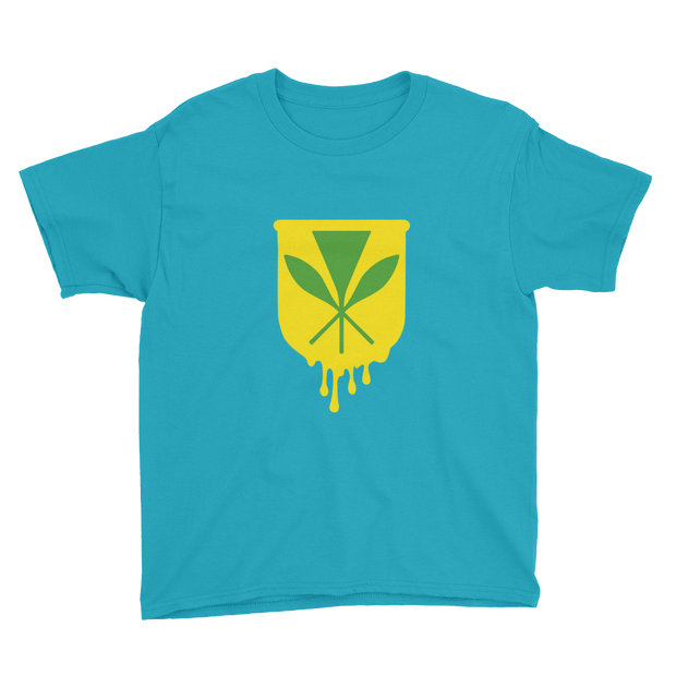 Kanaka Maoli Crest - Yellow *KIDS SHORT SLEEVE*