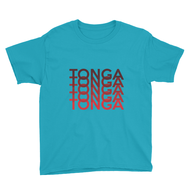 Red Tonga Repeat *KIDS SHORT SLEEVE*