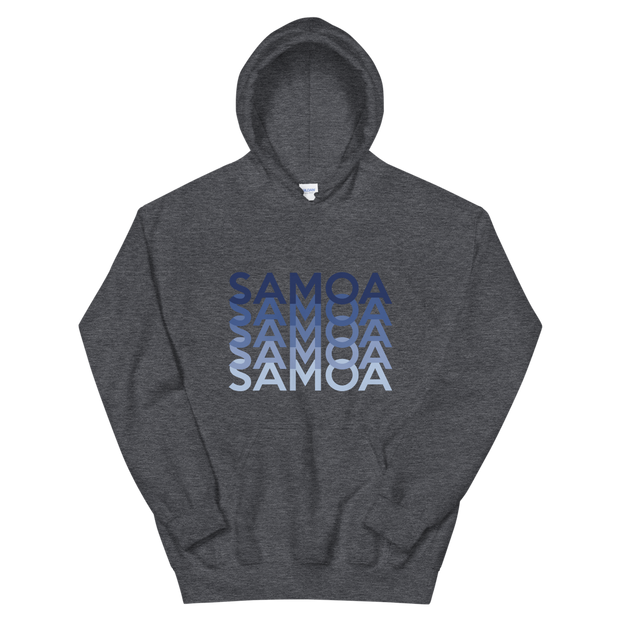 Blue Samoa Repeat *ADULT HOODIE*