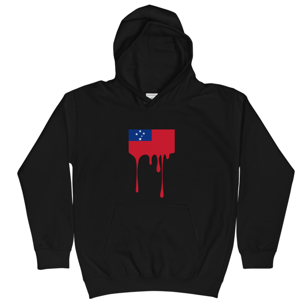 Drip Samoa - Flag Horizontal *KIDS HOODIE*