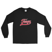 Tonga Script ~ Red with White Border *ADULT LONG SLEEVE*