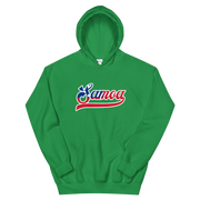 Samoa 685 - Flag with White Border (front/back)  *ADULT HOODIE*