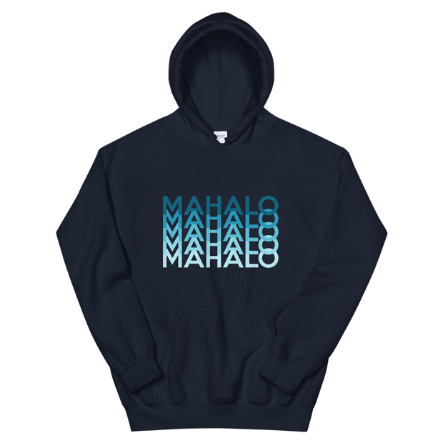 Blue Mahalo Repeat *ADULT HOODIE*