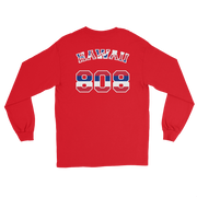 Hawaii 808 Union Jack - Flag Jersey with White Border (front/back) *ADULT LONG SLEEVE*