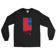 Drip Samoa - Flag Vertical *ADULT LONG SLEEVE*