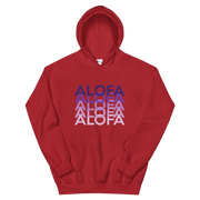 Purple Alofa Repeat *ADULT HOODIE*