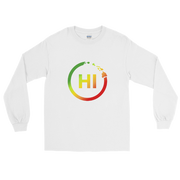 Hawaiian Islands Rings - HI - Kanaka Maoli color fade *ADULT LONG SLEEVE*