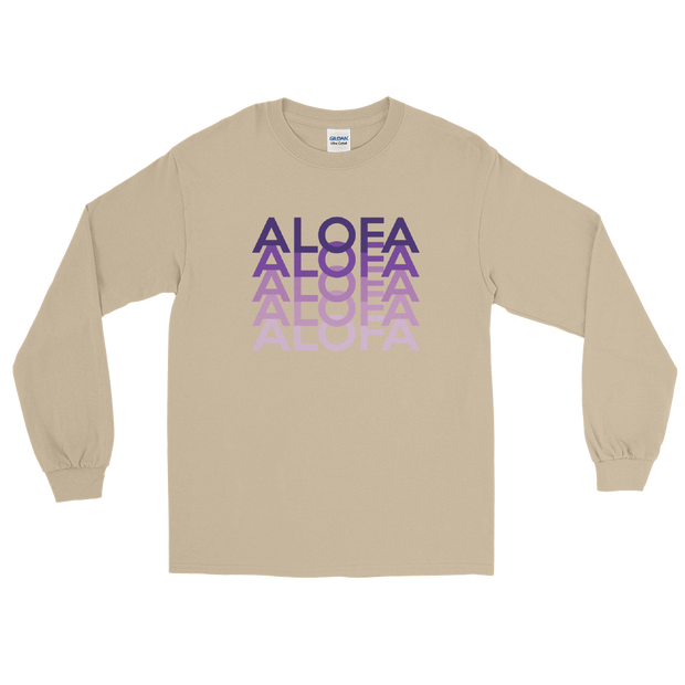 Purple Alofa Repeat *ADULT LONG SLEEVE*