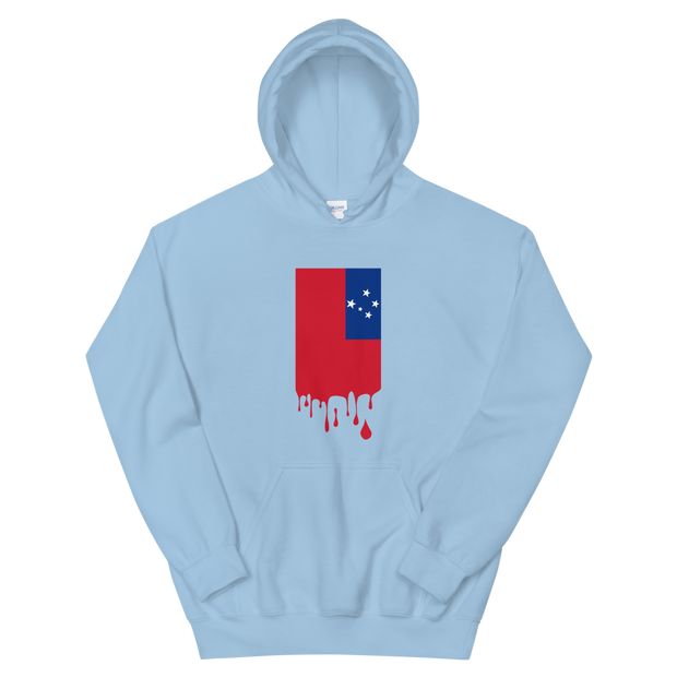 Drip Samoa - Flag Vertical *ADULT HOODIE*