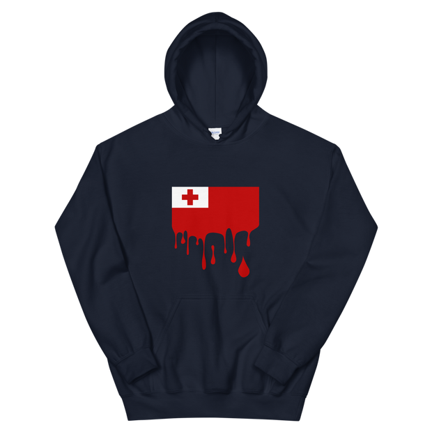 Drip Tonga - Flag Horizontal *ADULT HOODIE*