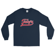 Talofa Script ~ Red with White Border *ADULT LONG SLEEVE*