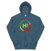 Hawaiian Islands Rings - HI - Kanaka Maoli color fade *ADULT HOODIE*