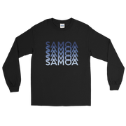 Blue Samoa Repeat *ADULT LONG SLEEVE*