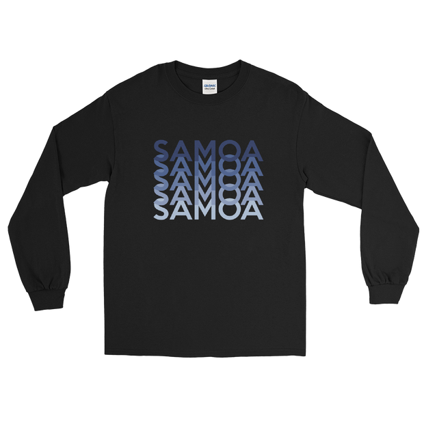 Blue Samoa Repeat *ADULT LONG SLEEVE*