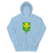 Kanaka Maoli Crest - Green *ADULT HOODIE*