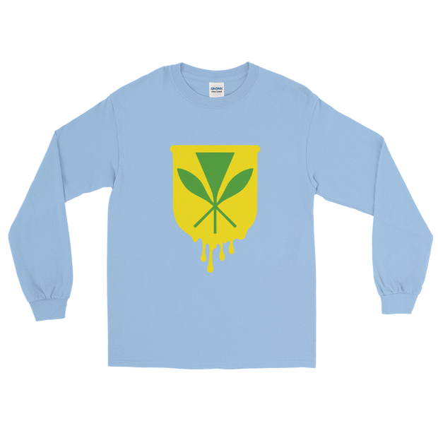 Kanaka Maoli Crest - Yellow *ADULT LONG SLEEVE*