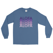 Purple Alofa Repeat *ADULT LONG SLEEVE*