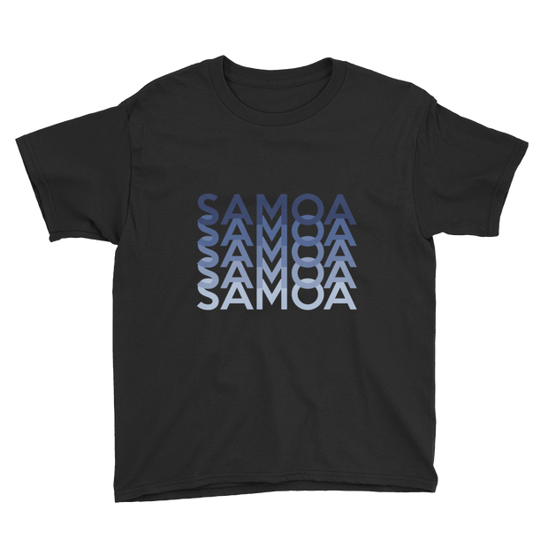 Blue Samoa Repeat *KIDS SHORT SLEEVE*