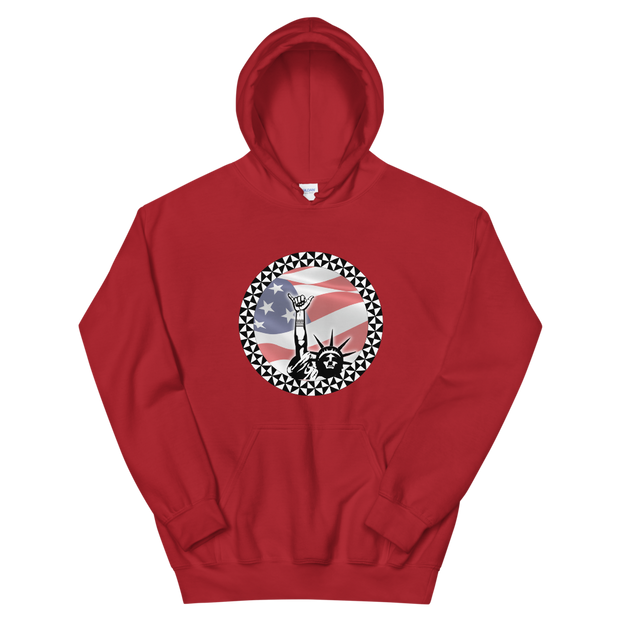 Shaka of Liberty - Stars and Stripes *ADULT HOODIE*