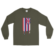 Drip Hawaii Union Jack - Flag Vertical *ADULT LONG SLEEVE*