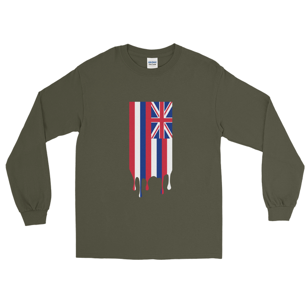 Drip Hawaii Union Jack - Flag Vertical *ADULT LONG SLEEVE*