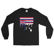 Drip Hawaii Sovereignty - Flag Horizontal *ADULT LONG SLEEVE*