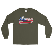 Samoa 685 - Flag with White Border (front/back) *ADULT LONG SLEEVE*