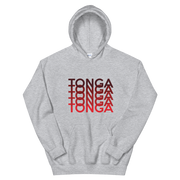 Red Tonga Repeat *ADULT HOODIE*