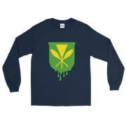 Kanaka Maoli Crest - Green *ADULT LONG SLEEVE*