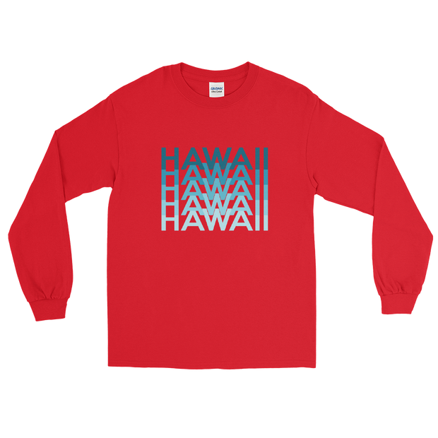 Blue Hawaii Repeat *ADULT LONG SLEEVE*