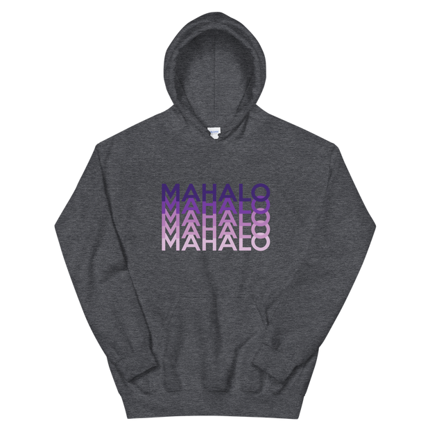 Purple Mahalo Repeat *ADULT HOODIE*