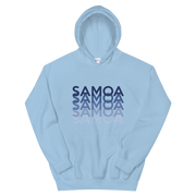 Blue Samoa Repeat *ADULT HOODIE*