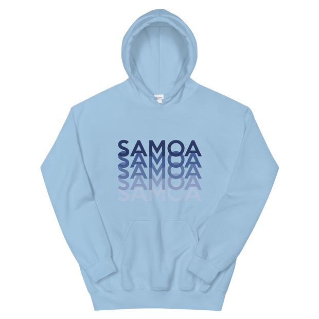 Blue Samoa Repeat *ADULT HOODIE*