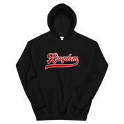 Kingdom Script ~ Red with White Border *ADULT HOODIE*