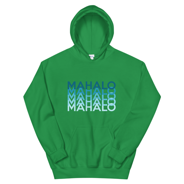 Blue Mahalo Repeat *ADULT HOODIE*