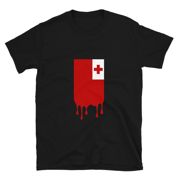 Drip Tonga - Flag Vertical *ADULT SHORT SLEEVE*