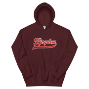 Kingdom Script ~ Red with White Border *ADULT HOODIE*