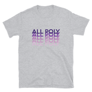 Purple All Poly Repeat *ADULT SHORT SLEEVE*