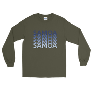 Blue Samoa Repeat *ADULT LONG SLEEVE*