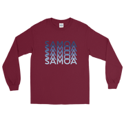 Blue Samoa Repeat *ADULT LONG SLEEVE*