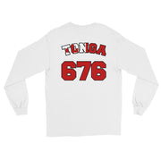 Tonga 676 - Flag with Black Border (front/back) *ADULT LONG SLEEVE*