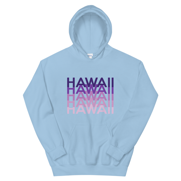 Purple Hawaii Repeat *ADULT HOODIE*